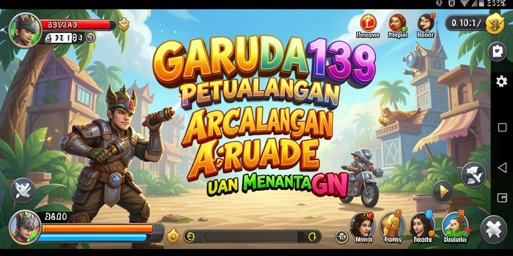 Tampilan gameplay GARUDA138 yang penuh aksi dan petualangan seru.