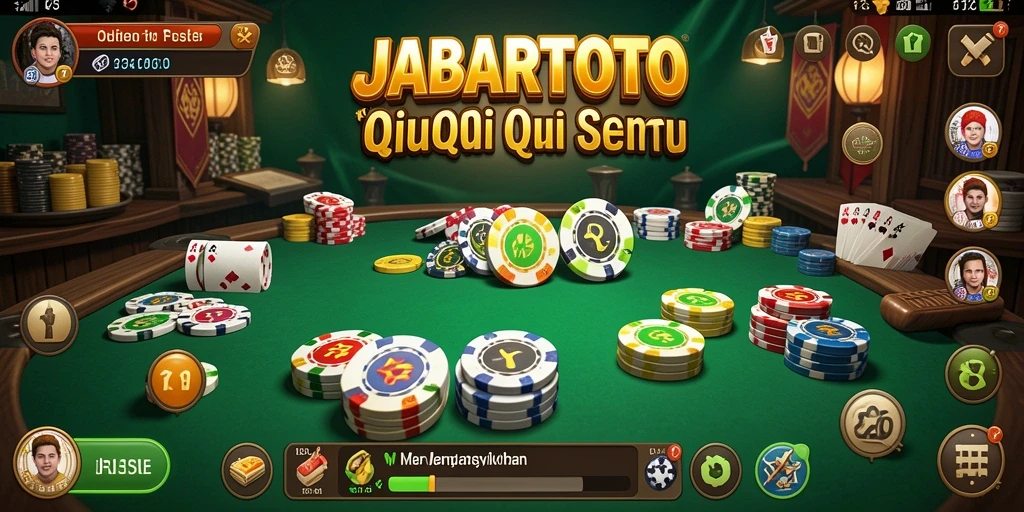 Tampilan gameplay QiuQiu yang seru di JABARTOTO.