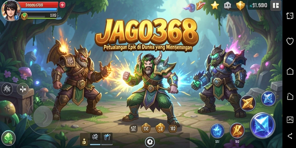 Screenshot gameplay JAGO368 yang menggambarkan petualangan seru.