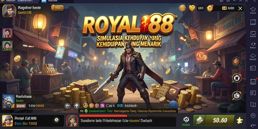 Tampilan gameplay dari ROYAL88 yang penuh warna dan menarik.