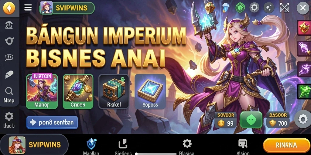 Gameplay strategi bisnis yang menarik di SVIPWINS.